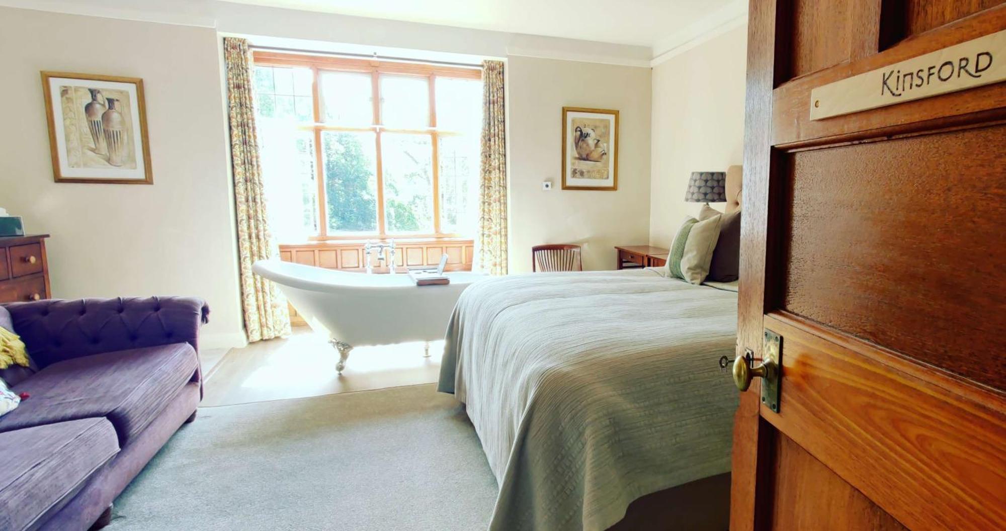 Luxury Bed And Breakfast At Bossington Hall In Exmoor, Somerset 波洛克 外观 照片